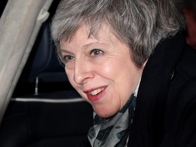 LONDON, ENGLAND - DECEMBER 12: British Prime Minister Theresa May returns to Downing Street after the Confidence Vote in her leadership on December 12, 2018 in London, England. Sir Graham Brady, the chairman of the 1922 Committee, has received the necessary 48 letters (15% of the parliamentary party) from Conservative MP's that will trigger a vote of no confidence in Prime Minister Theresa May. (Photo by Leon Neal/Getty Images)