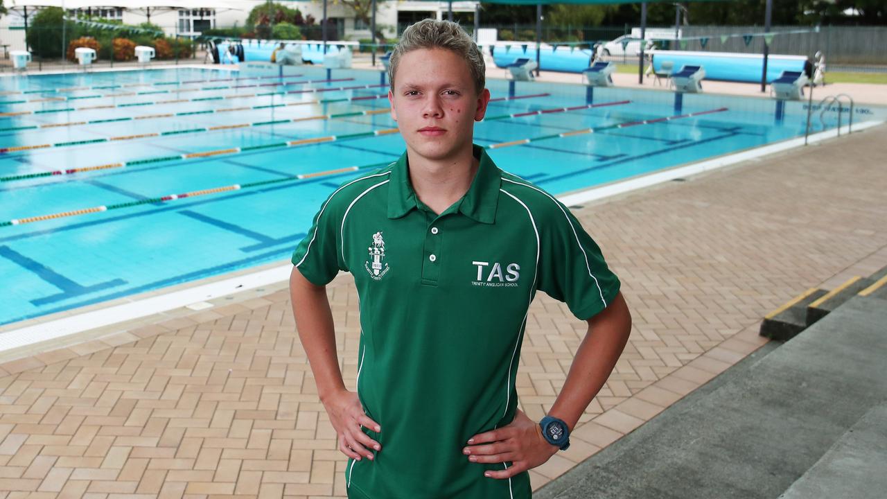 Trinity Anglican School student Ike Martinez has been named as one of Queensland’s most promising rising athletes. Picture: Brendan Radke