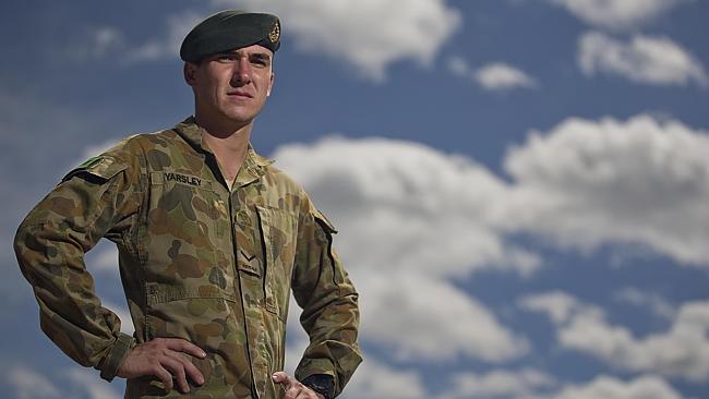 Captain Wales conducts field exercises with Darwinâ€™s 1st Brigade.