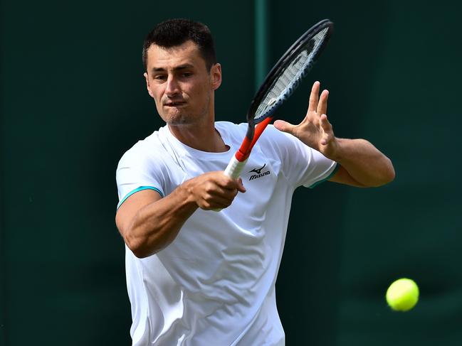 It was not a good day at the office for Bernard Tomic.