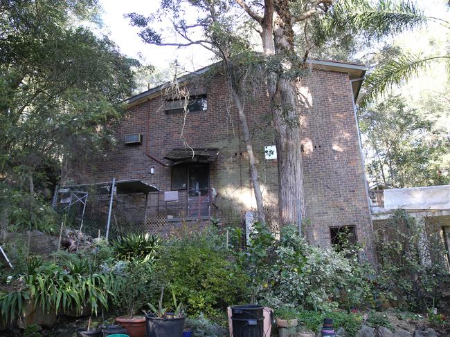 The house where Edwards’ body was found by police.