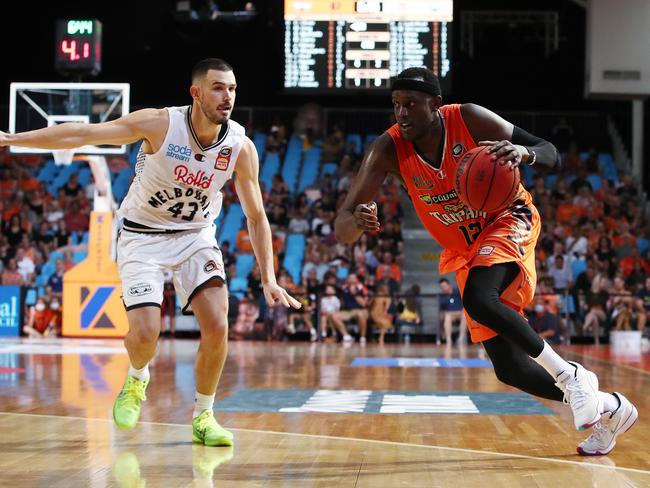 Kouat Noi, pictured in action against Melbourne United. Picture: Brendan Radke