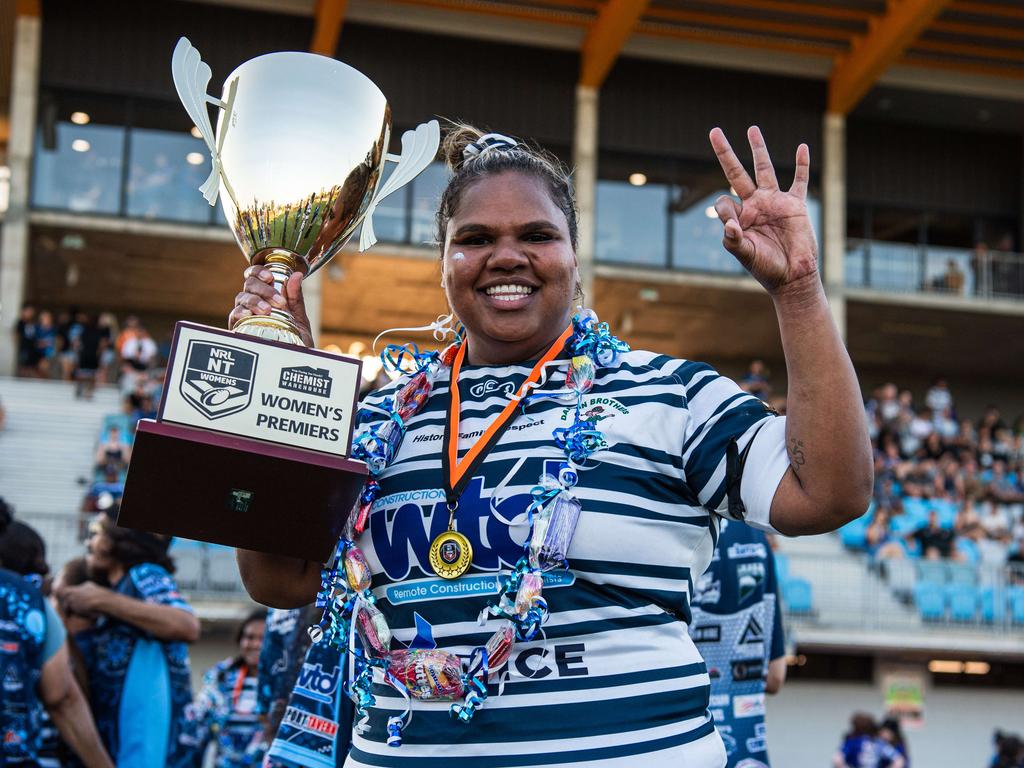 Coach Bianca Scrymgour of Brothers JRLC has been nominated for the 2024 NT News Sports Coach of the Year. Picture: Supplied