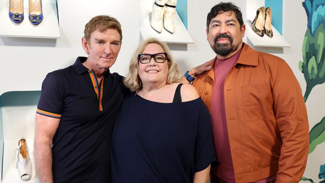 <i>And Just Like That</i> and <i>Sex and the City </i>writer and director Michael Patrick King and costume designers Molly Rogers and Danny Santiago. (Photo by Cindy Ord/Getty Images)