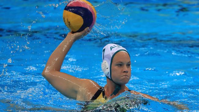 Rowie Webster was one of Australia’s water polo stars. Picture: Alex Coppel