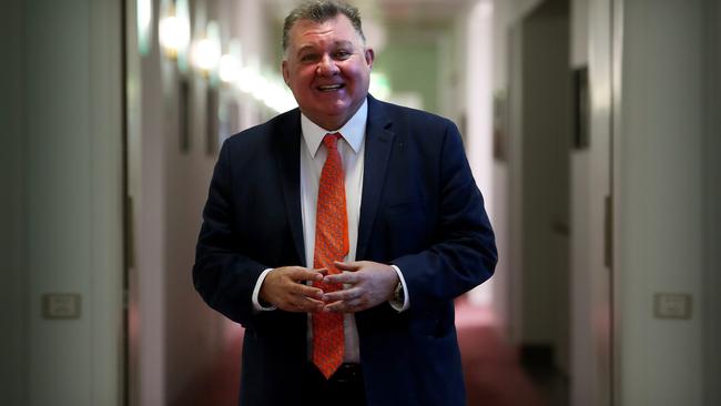 Craig Kelly at Parliament House today. Picture: Kym Smith