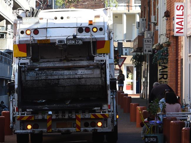 Trucks squeezing down narrow lanes during peak times is dangerous, councils say.