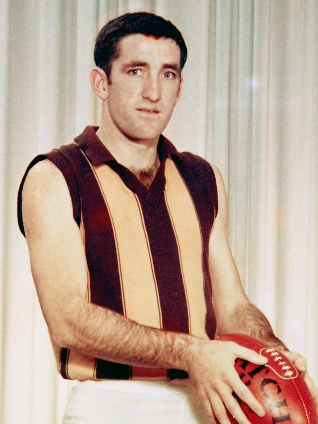 Neville Hogan won a Morris Medal in the Ovens and Murray league in 1966 before becoming coach of Wangaratta Rovers. Picture: Supplied