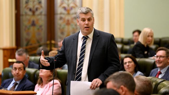 Ms Palaszczuk, Attorney-General Shannon Fentiman, Police Minister Mark Ryan (pictured) and Youth Justice Leanne Linard were pressured  over the apparent backflip on the breach of bail policy.