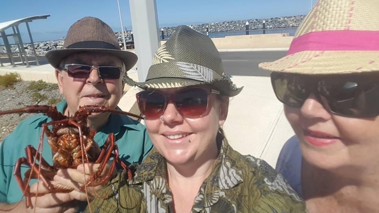 Darryl, Tennille and Joy Charlton.