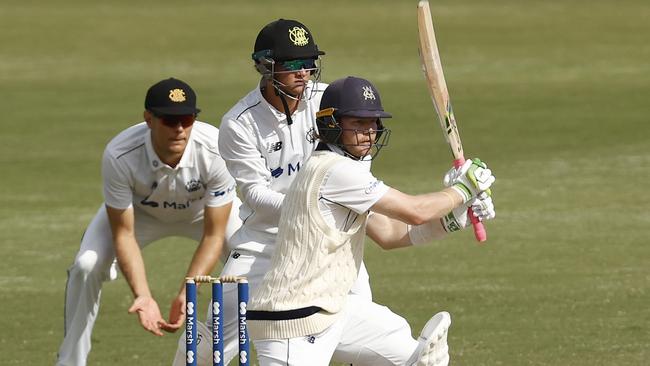 The batting prodigy has a history of concussions. (Photo by Darrian Traynor/Getty Images)