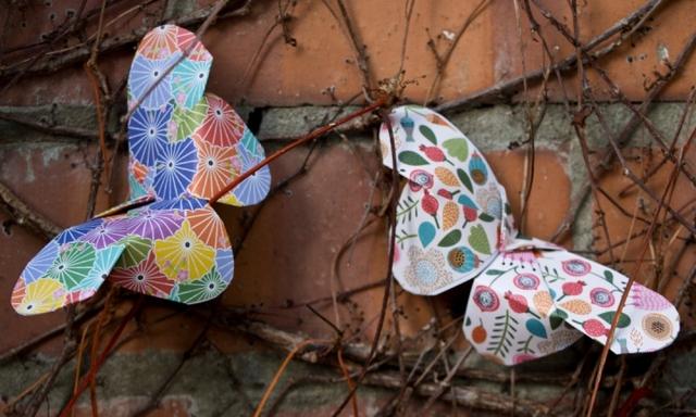 Origami for kids: make paper butterflies out of paper