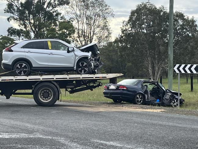 Emergency crews attended a serious two-car crash on the Fraser Coast, the latest in a horror long weekend for the region.B