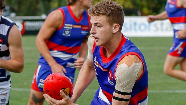 Jack Scanlon in action for Gisborne. Picture: Aaron Cook