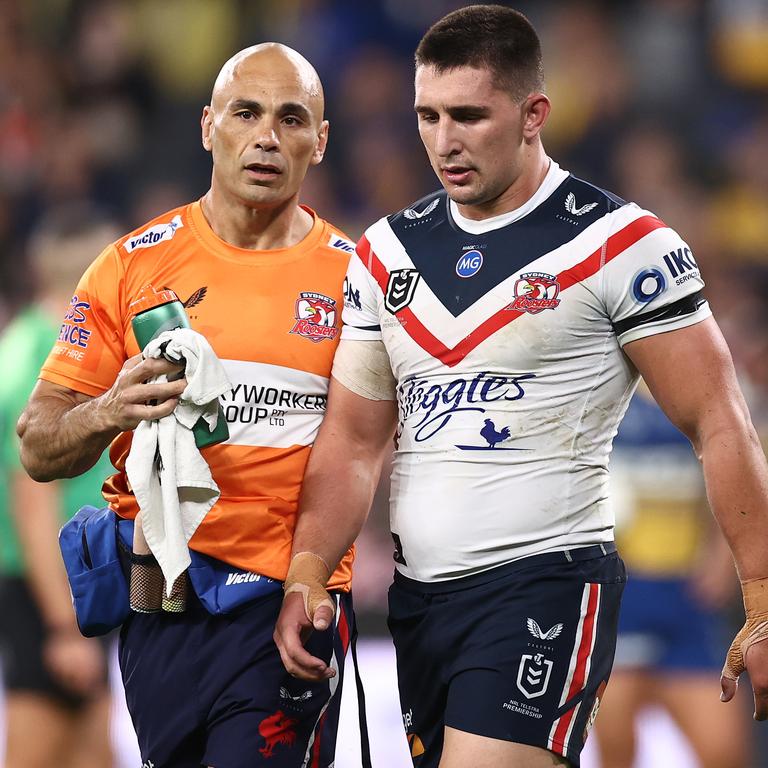 Victor Radley failed his HIA and played just nine minutes last week. Picture: Cameron Spencer/Getty Images