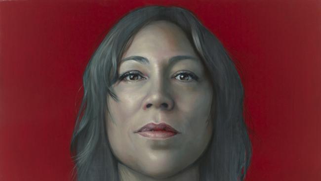 Archibald Prize 2021 finalistKathrin LonghurstKateoil on linen, 122 x 122 cm© the artistPhoto: AGNSW, Jenni CarterSitter: Kate Ceberano