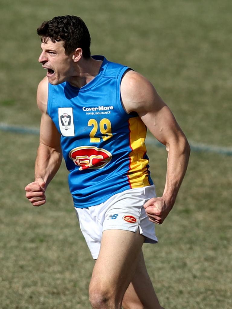 The Crows have shown some interest in fringe Sun Chris Burgess. Picture: Jason McCawley/AFL Photos