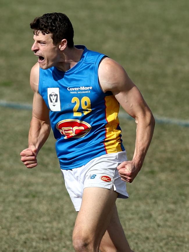 The Crows have shown some interest in fringe Sun Chris Burgess. Picture: Jason McCawley/AFL Photos