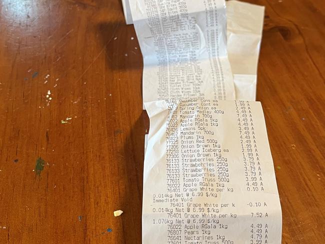 She saved $260 on a fortnightly shop
