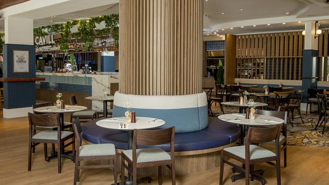 The dining space at The Cavill Hotel in Surfers Paradise: Jerad Williams