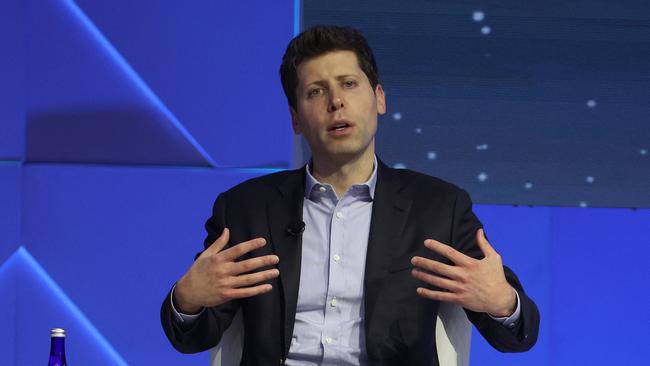 Sam Altman at the APEC CEO summit in San Francisco last Thursday. Picture: AFP