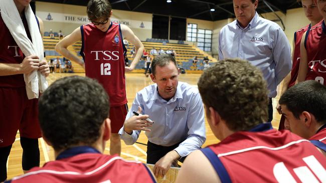 TSS coach Anthony Petrie. Picture: Richard Gosling