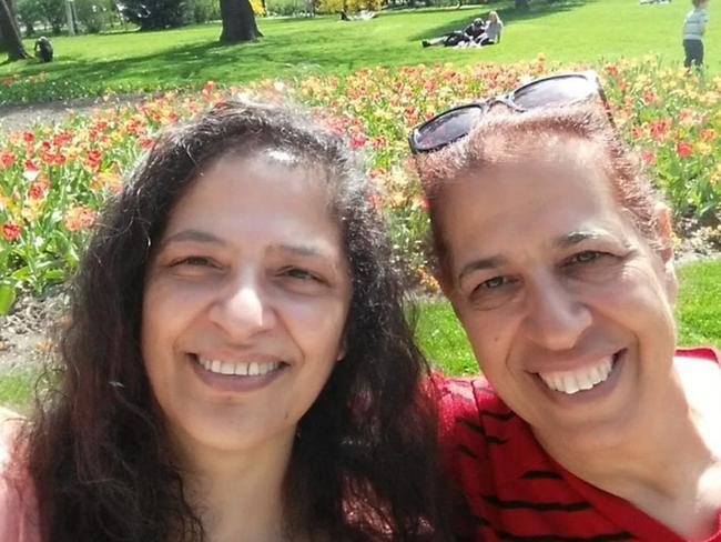 University of New England microbiology professor Lily Pereg (left), who was born in Israel, and her 63-year-old sister Pirhya Sarussi, of Israel, who were found dead near the Argentinian city of Mendoza. Picture: AAP