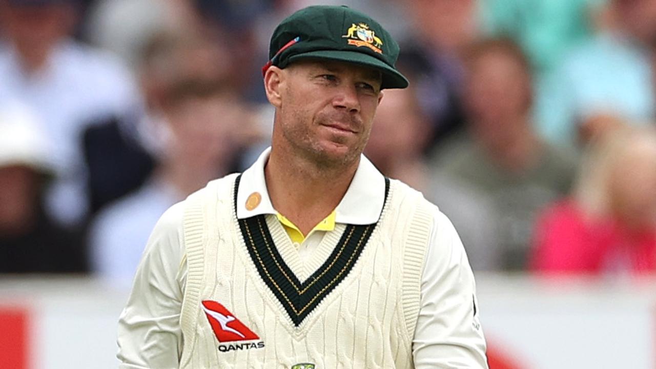 Warner reacts to his missed opportunity. (Photo by Ryan Pierse/Getty Images)