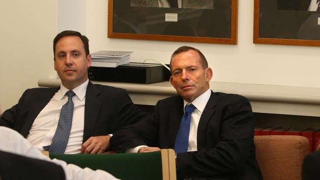 Steven Ciobo and Tony Abbott