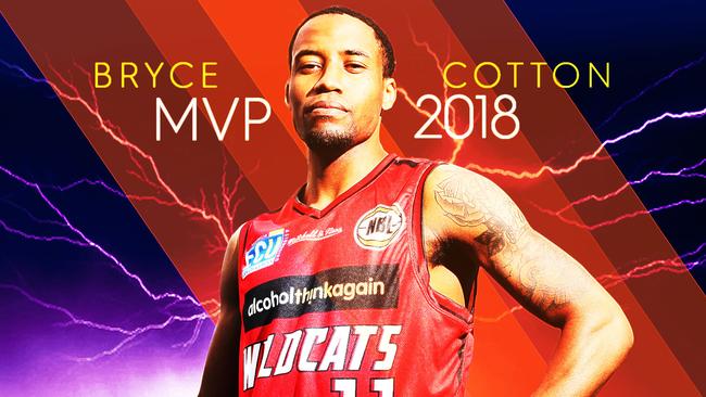 Bryce Cotton is the 2017-18 NBL MVP.
