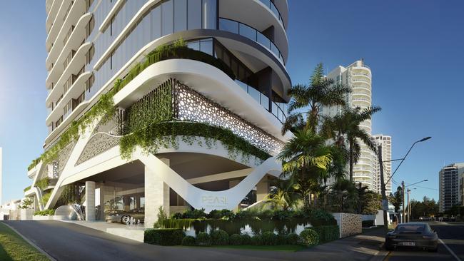 Pearl at Main Beach is under way through a private Raptis company.
