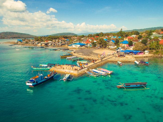 Picturesque Makasar Island located just around 30 minutes boat ride from Bau Bau in South-East Sulawesi.