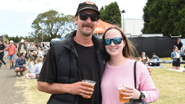 Hello Sunshine Music &amp; Food Festival. Jordan Barnes and Megan Pyke Picture: David Smith