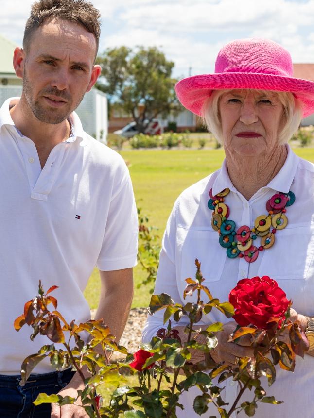 Maryborough's iconic Elizabeth Park Rose Garden has had the stunning blooms ripped from the branches of the plants growing there.