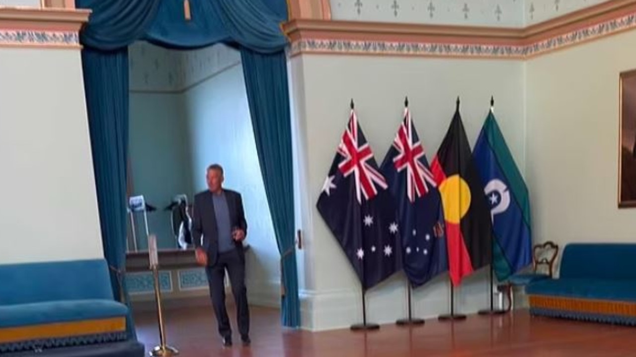 Newman attended an Australia Day function at Victoria’s Government House on Wednesday. Picture: Daily Mail