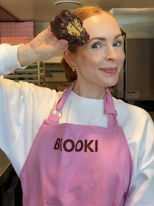 Brooke Bellamy is under fire for allegedly copying recipes in her Bake With Brooki cookbook. Picture: Instagram