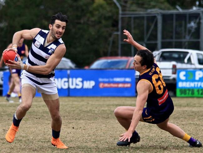 Chris Annakis put in another three-vote game against Vermont. Picture: Davis Harrigan