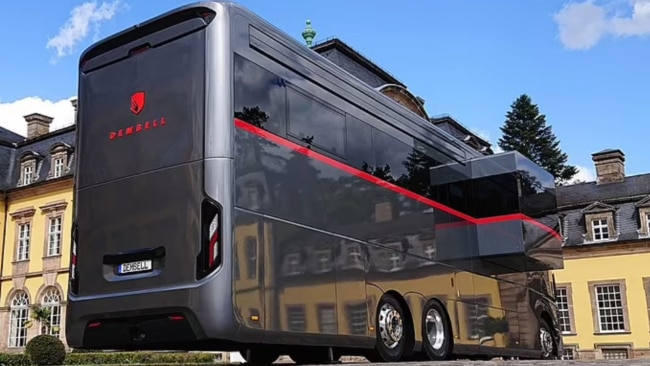 luxury caravan bus interior