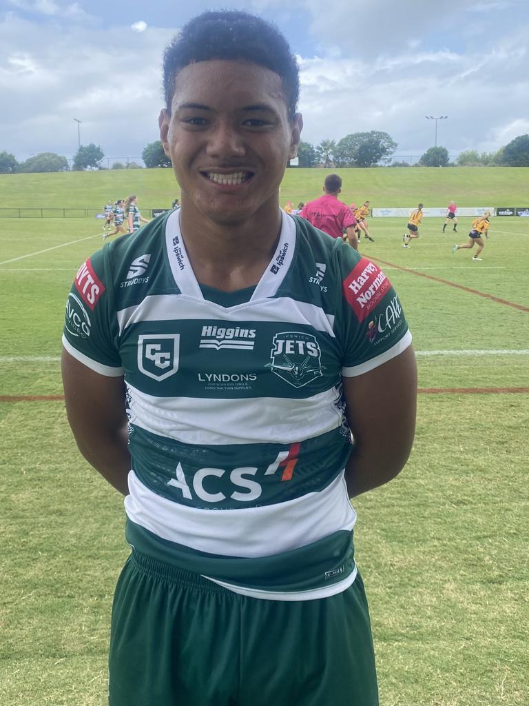 Ipswich Jets rising Cyril Connell Cup prop Tomasi Vaitai.