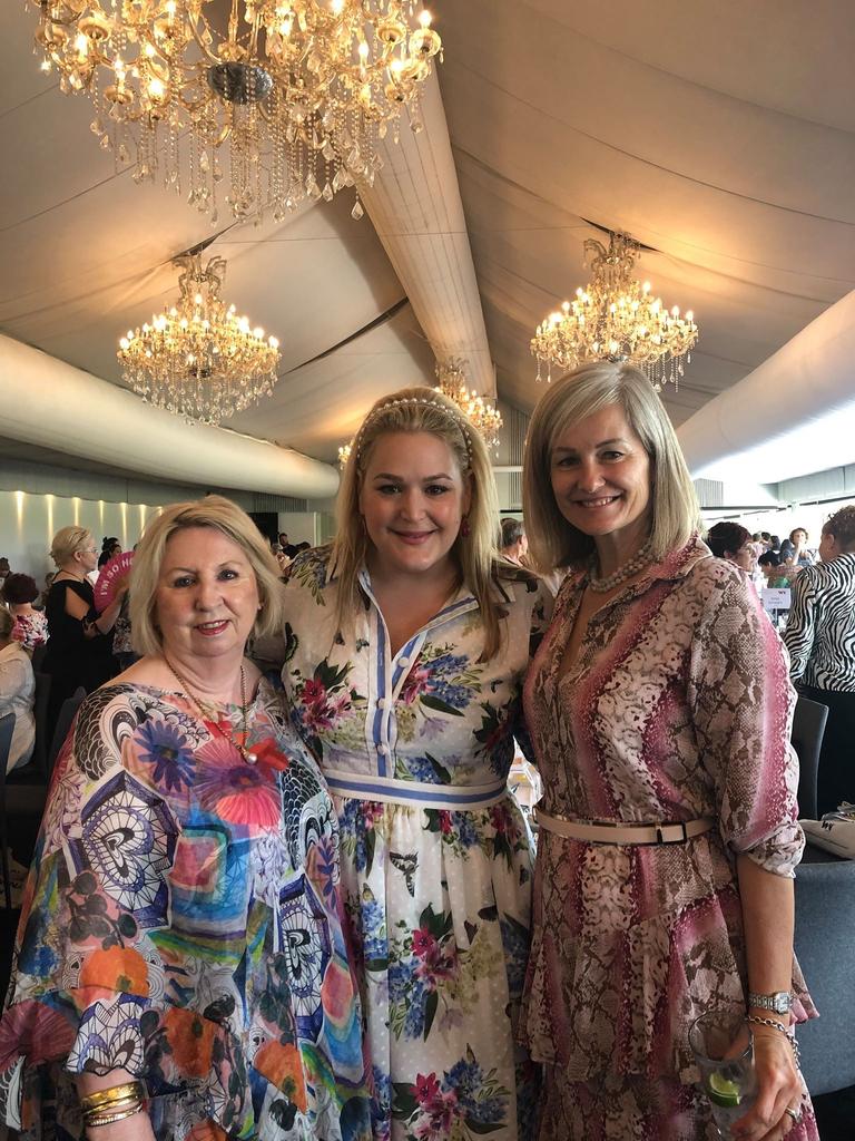 Margaret Campbell-Ryder, Lady Mayoress Nina Schrinner and Simone Dunlop Picture: Debi Brett Photography Socials: Damien Anthony Rossi