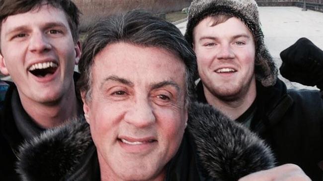 Stallone surprises fans with visit to iconic 'Rocky' statue