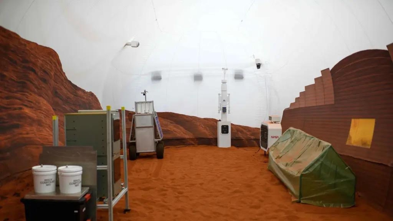 CHAPEA’s Mars Dune Alpha is a 3D-printed habitat designed to serve as an analog for one-year missions. Picture: AFP