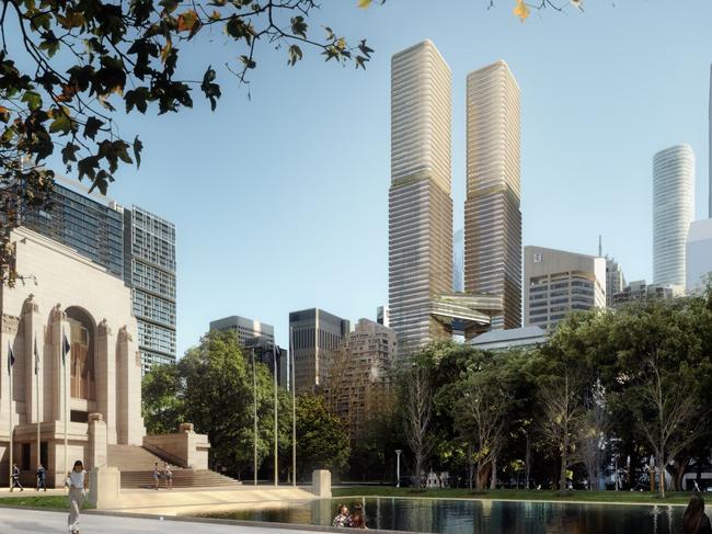 Artist impression of Metro and Billbergia's Hyde Park development site