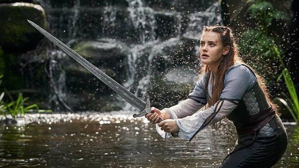 Hit potential ... Katherine Langford in Cursed.