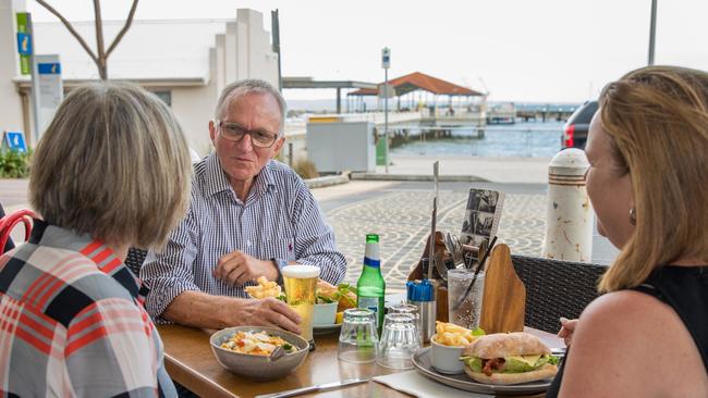 Diners enjoy at meal at Preece's at the Jetty. Picture: Dominika Lis.