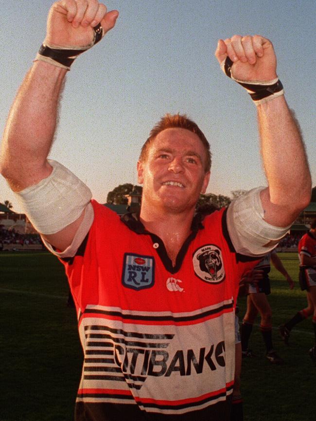 Greg Florimo after his 200th game in 1994.