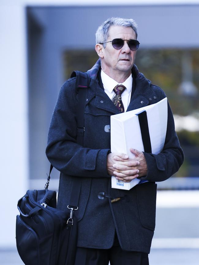 On Tuesday the court was told media articles about Mr Drumgold (pictured) “impugned” him while painting Bruce Lehrmann in a “favourable” light. Picture: NCA NewsWire/ Dylan Robinson