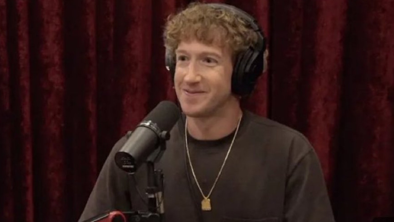 Mark Zuckerberg during his appearance on the Joe Rogan podcast.