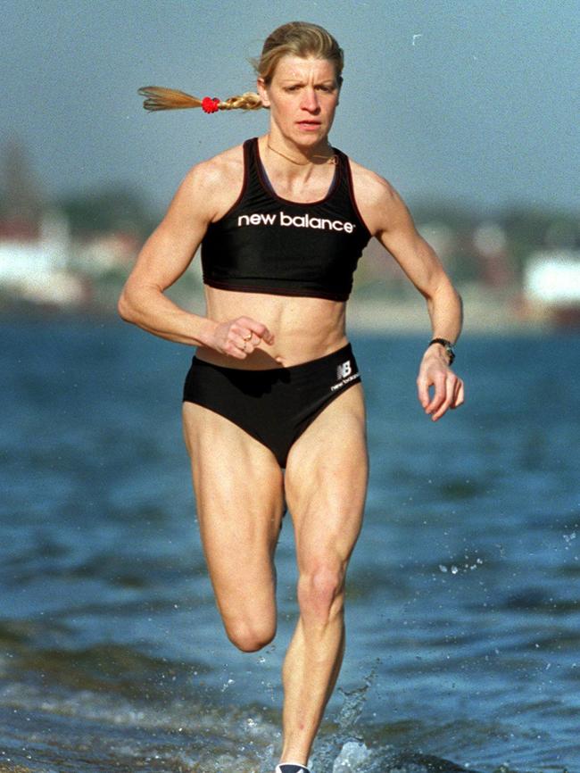 Kitty Chiller seen training in 1999