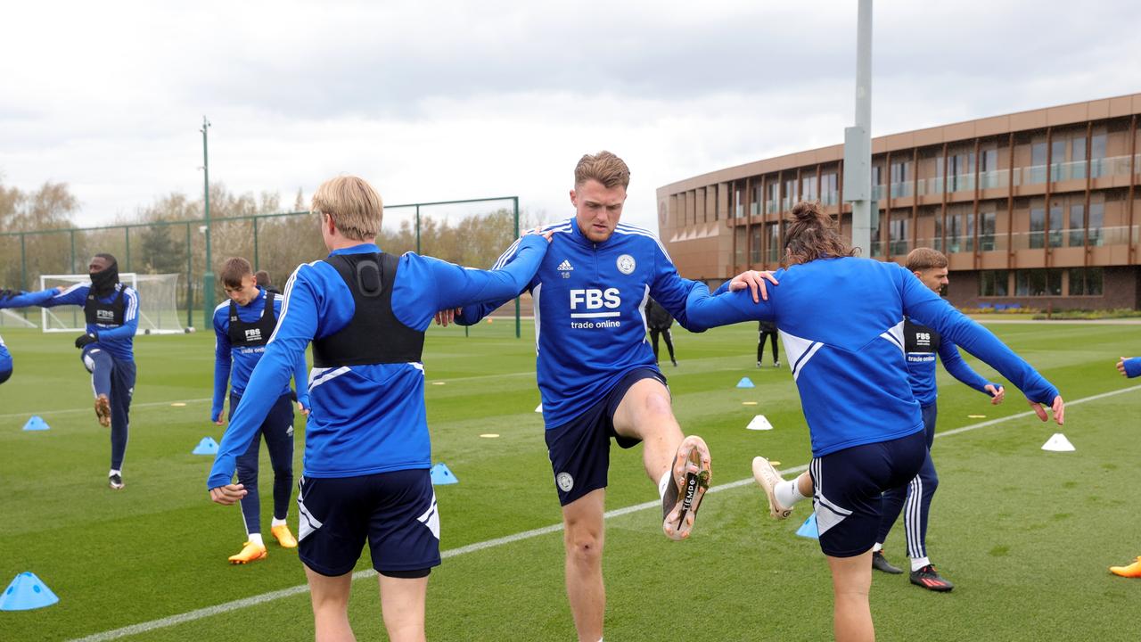 Harry Souttar at Leicester City training. Picture: Getty Images